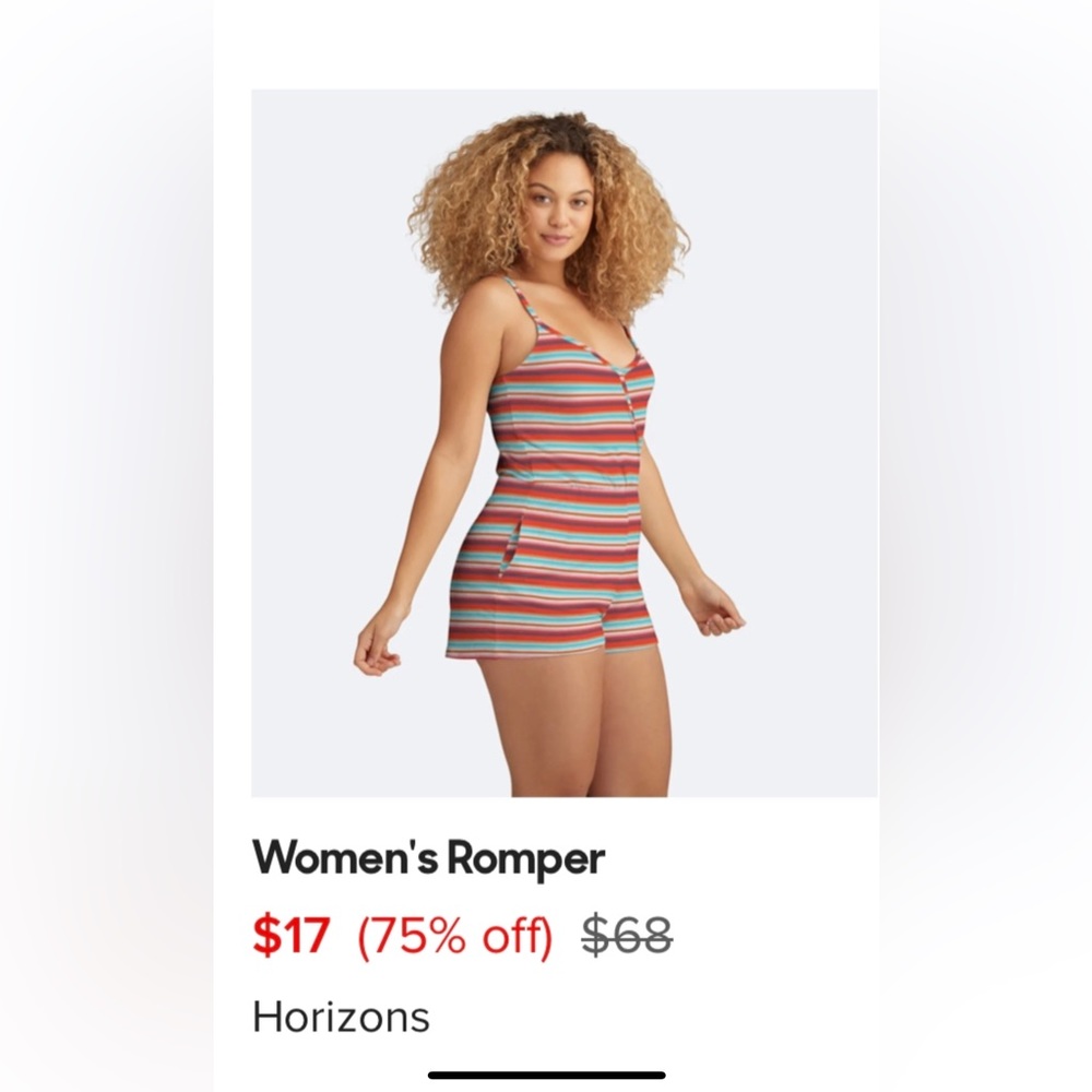 Brand new - MeUndies Romper Size Medium